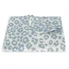 Matouk Iconic Leopard Tablecloth, 108 X 70 In Sky