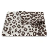 Matouk Iconic Leopard Tablecloth, 126 X 70 In Cinder