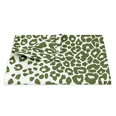 Matouk Iconic Leopard Tablecloth, 126 X 70 In Green
