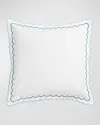 Matouk India European Sham In Cerulean