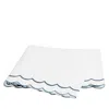 Matouk India Flat Sheet, Full/queen In Blue