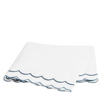 Matouk India Flat Sheet, Full/queen In Blue