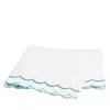 Matouk India Flat Sheet, King In Blue