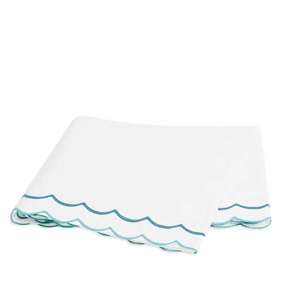 Matouk India Flat Sheet, King In Blue