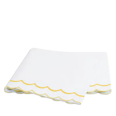 Matouk India Flat Sheet, King In Yellow