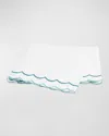 Matouk India Flat Sheet, Full-queen In Cerulean