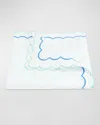 Matouk India Cotton Duvet Cover In Azure