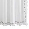 Matouk India Pique Shower Curtain In White