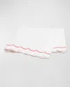 Matouk India Twin Flat Sheet In Blush
