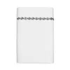Matouk Ivins Embroidered Flat Sheet, Full/queen - Exclusive In White/silver