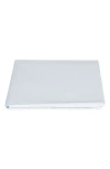 Matouk Jasper Cotton Sateen Fitted Sheet In Pool