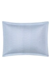 Matouk Jasper Cotton Sateen Pillow Sham In Hazy Blue