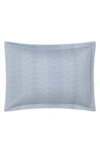 Matouk Jasper Cotton Sateen Pillow Sham In Steel Blue