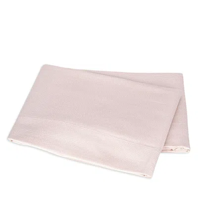 Matouk Jasper Flat Sheet, Full/queen In Pink
