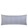 Matouk Jasper Pillow Cover, Quilted Lumbar In Blue