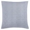 Matouk Jasper Quilted Euro Sham In Gray