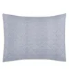 Matouk Jasper Quilted King Sham In Gray