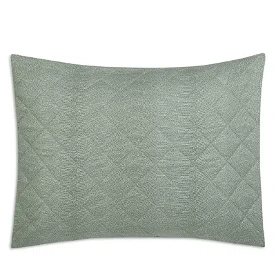 Matouk Jasper Quilted King Sham In Green