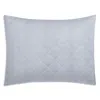 Matouk Jasper Quilted Standard Sham In Gray