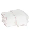 Matouk Cairo Scalloped Edge Cotton Bath Sheet In Peony