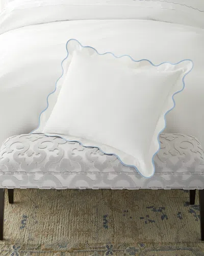 Matouk King Lanai Pique Sham In White