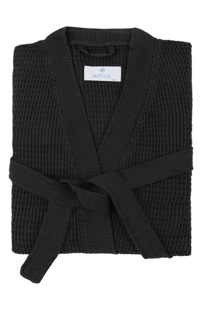 Matouk Kiran Robe In Black