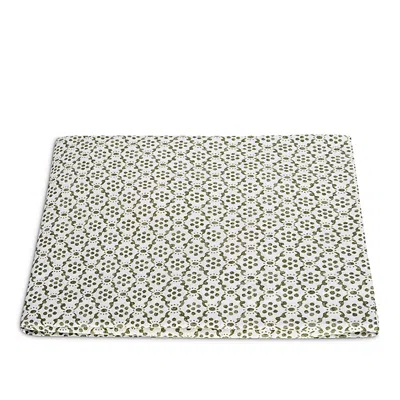 Matouk Laksha Fitted Sheet, Queen In Silver