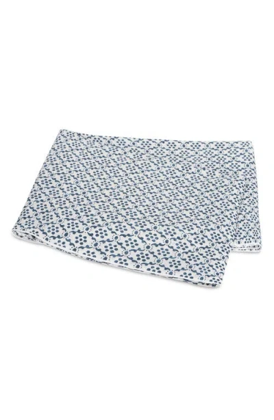 Matouk Laksha Flat Sheet In Indigo