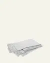 Matouk Duma Diamond King Flat Sheet In Sky