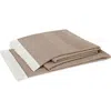 Matouk Leo Fringed Throw Blanket In Brown