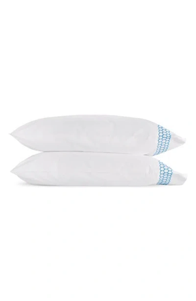 Matouk Liana 520 Thread Count Cotton Percale Set Of 2 Pillowcases