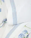 Matouk Two King Liana 520 Thread Count Pillowcases In Ocean