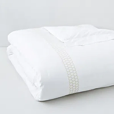 Matouk Liana Duvet, King In Champagne Ivory