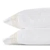 Matouk Liana King Pillowcase, Pair In Champagne Ivory
