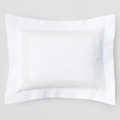 Matouk Liana Standard Sham In Champagne Ivory