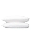 Matouk Lorelei Standard Pillowcase Set In Silver