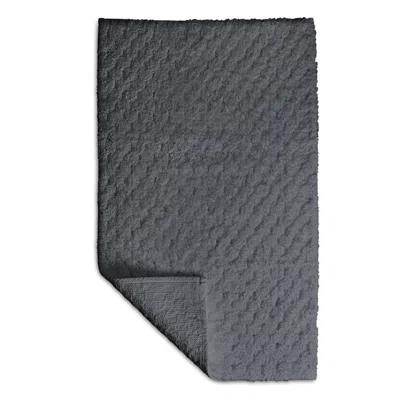 Matouk Lotus Bath Rug, 21 X 34 In Charcoal