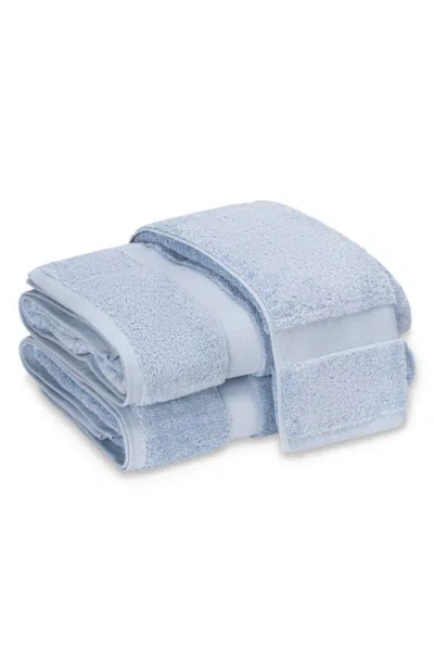 Matouk Lotus Bath Sheet In Blue