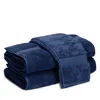 Matouk Lotus Fingertip Towel In Indigo