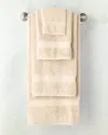 Matouk Lotus Washcloth In Champagne Cream