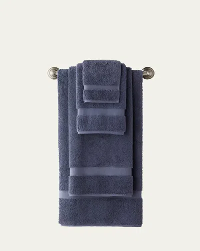 Matouk Lotus Towel, Hand Towel In Blue