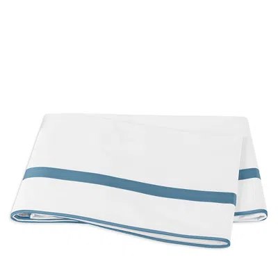 Matouk Louise Flat Sheet, Full/queen In Blue