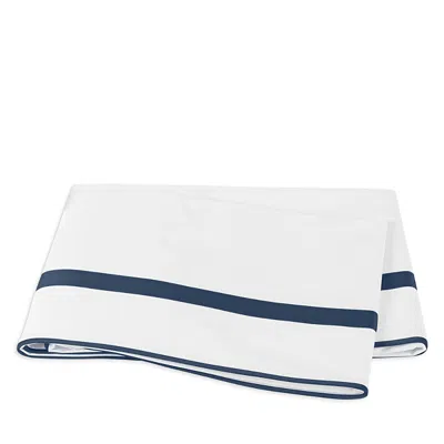 Matouk Louise Flat Sheet, King In Blue