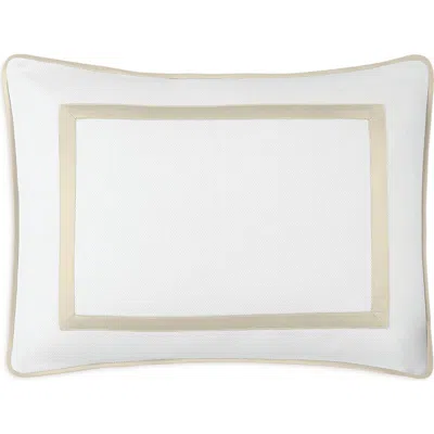 Matouk Louise Piqué Boudoir Pillow Sham In White