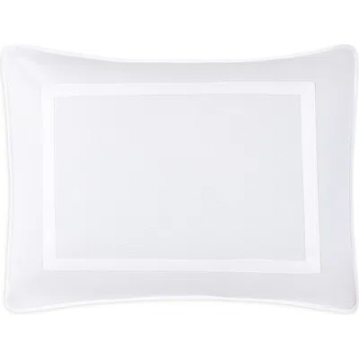 Matouk Louise Piqué Boudoir Pillow Sham In White