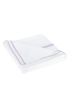Matouk Louise Piqué Coverlet In Purple