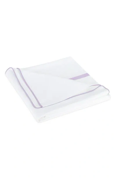 Matouk Louise Piqué Coverlet In Purple