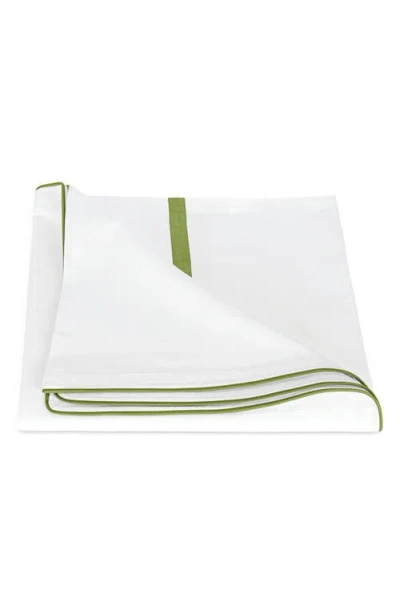 Matouk Louise Piqué Duvet Cover In Green