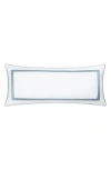 Matouk Louise Piqué Lumbar Pillow Cover In Blue