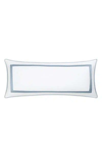 Matouk Louise Piqué Lumbar Pillow Cover In Blue